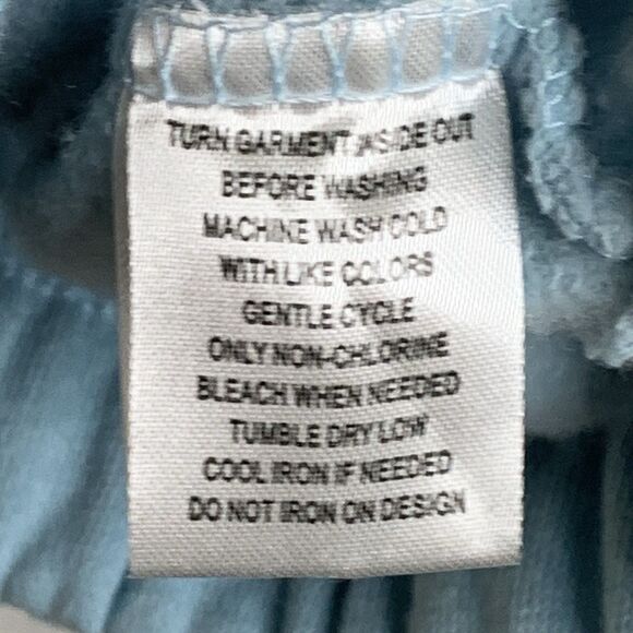 Disney Lilo & Stitch Crop Sweatshirt Women’s Size 2XLXXL Blue Long Sleeves New - Picture 7 of 8